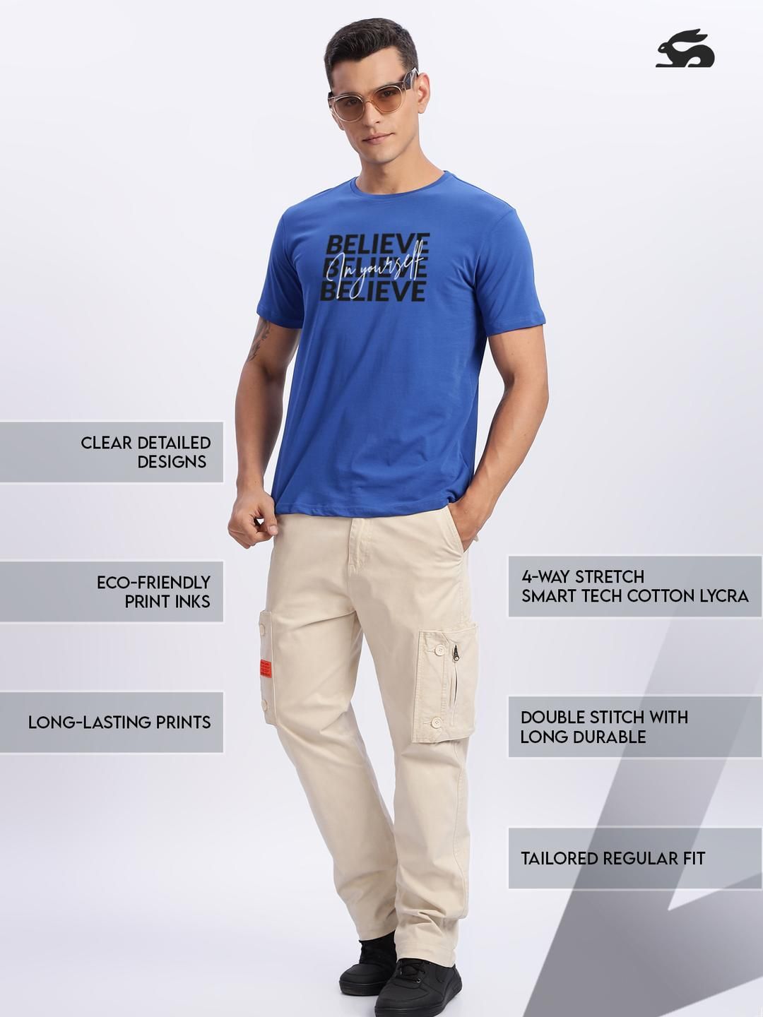 Tshirts Biru Lelaki ADRO