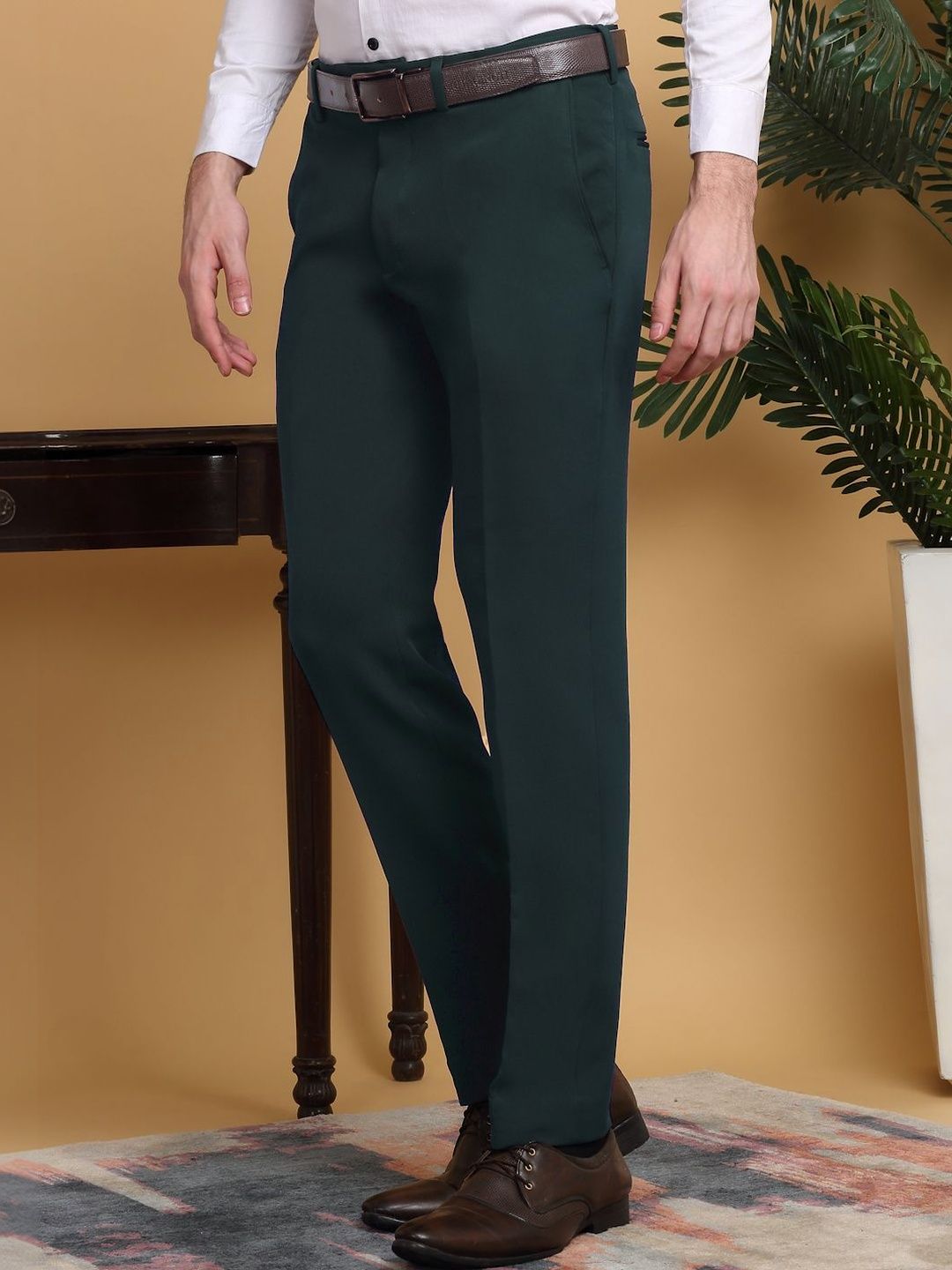 Moda Rapido Men Slim Fit Easy Wash Pleated Seluar