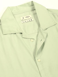 Thomas Scott Men Premium Cuban Collar Solid Oversized Casual Shirt