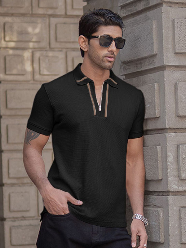 Powerlook Men Polo Collar T-shirt