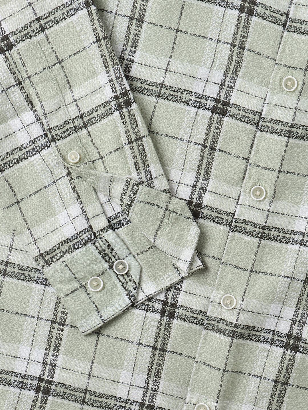 VASTRADO Men Classic Slim Fit Tartan Checks Opaque Checked Casual Shirt