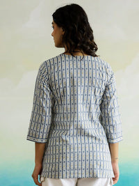 SANSKRUTIHOMES Women Floral Prined Pure Cotton Top