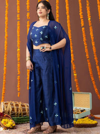 Mamicha Embroidered Shoulder Straps Top & Trousers Co-Ords