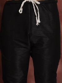 Anouk Ethnic Motifs Straight Kurta with Churidar & Nehru Jacket