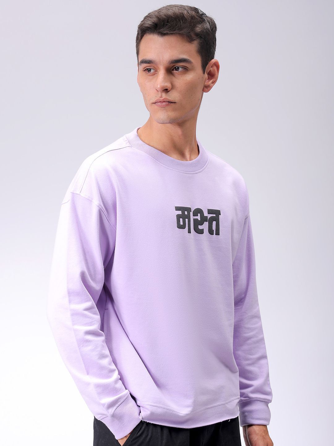 The Indian Garage Co Men Graphic Printed Cotton Sweatshirt