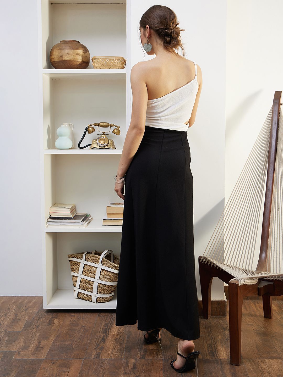Berrylush Women One Shoulder Bodycon Maxi Dress