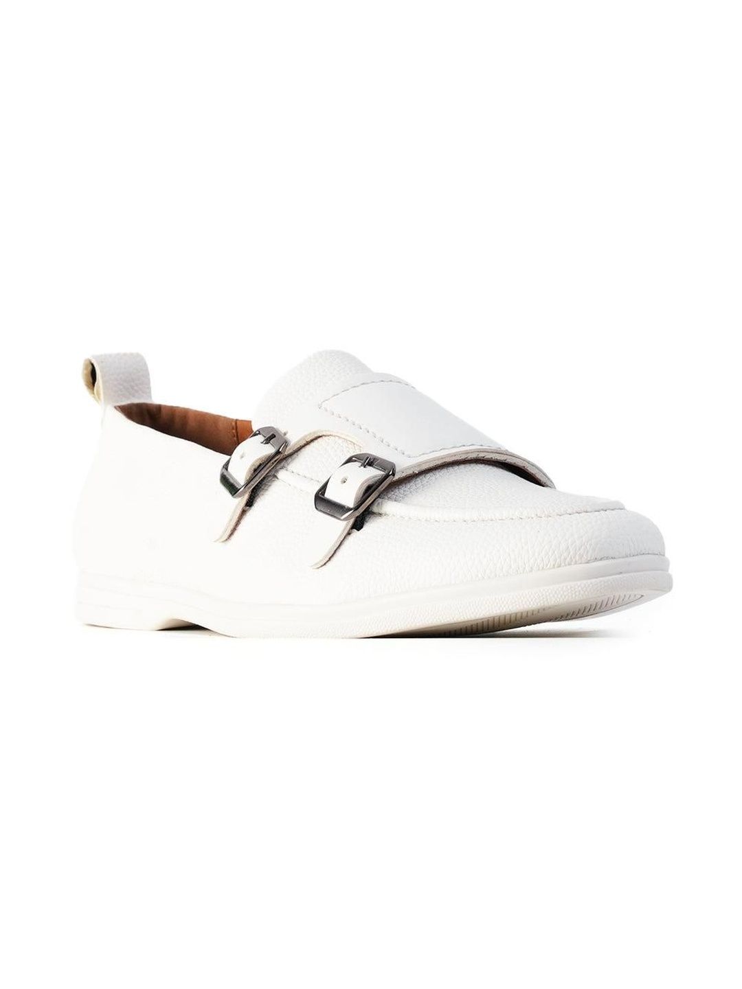 MONKSTORY Yacht Club Double Monk Slip-On - Putih