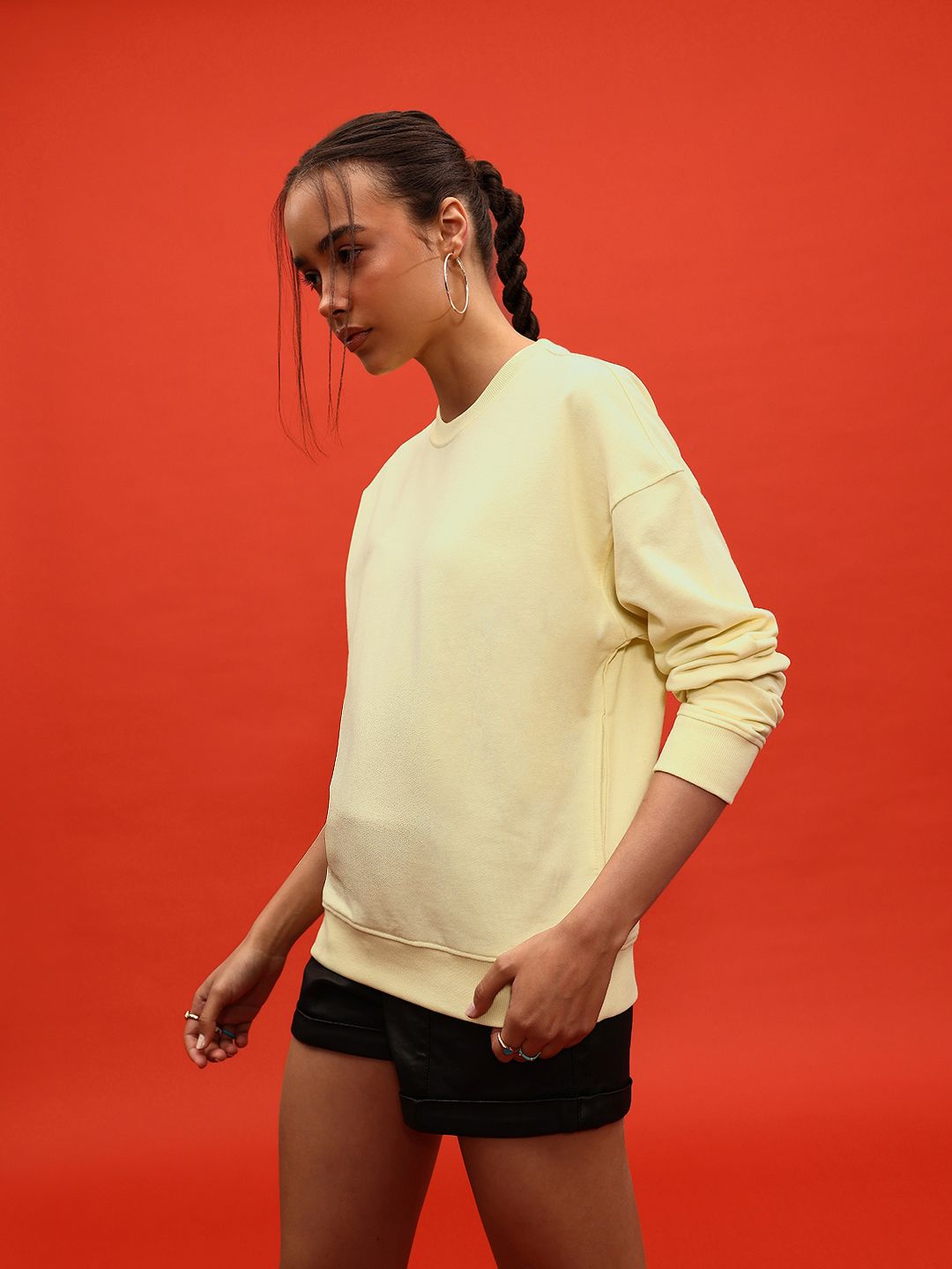 DressBerry Drop-Shoulder Sweatshirt