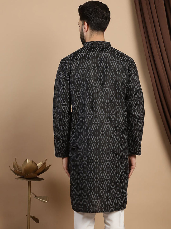 Kurta Kolar Mandarin Bercetak Anouk