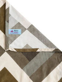Myntra Elegant Homes Olive Green & White Printed 300 TC King Bedsheet Set 2.50 m x 2.25 m