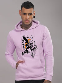 ADRO Men Printed Hooded Sweatshirt