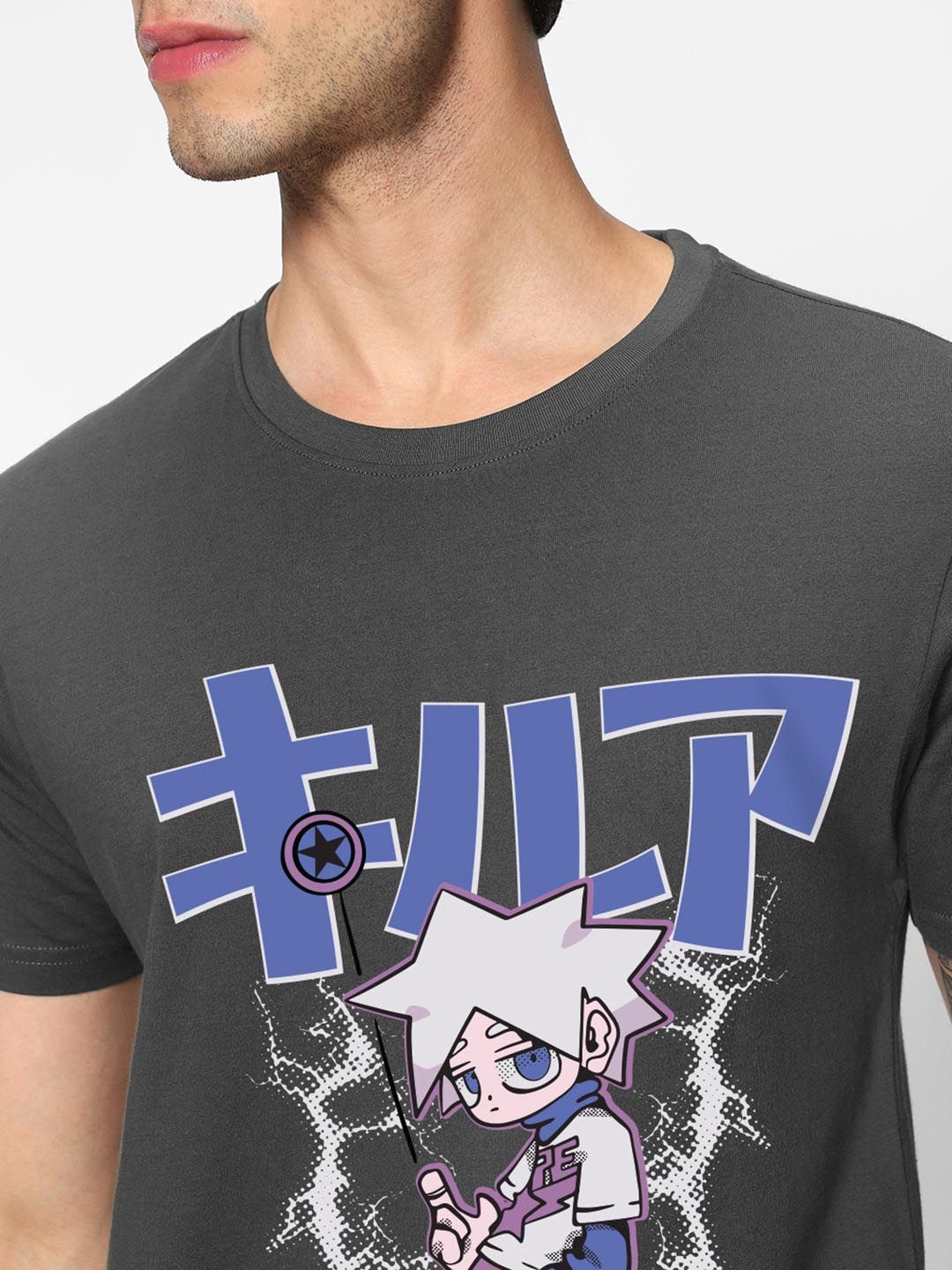 Bewakoof Graphic Printed Round Neck Pure Cotton T-shirt