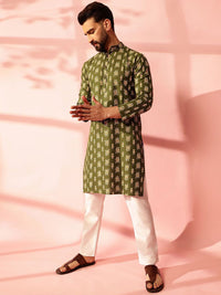 Anouk Men Paisley Printed Regular Kurta with Pyjamas