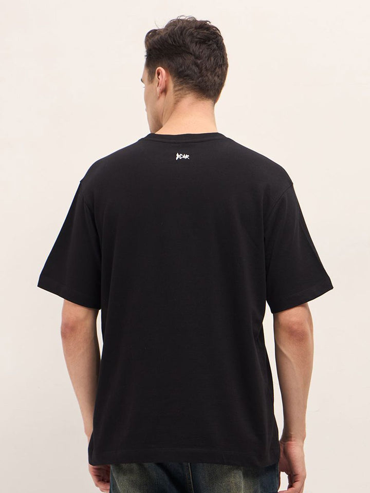 THE BEAR HOUSE Men Graphic Printed Round Neck Cotton T-shirt