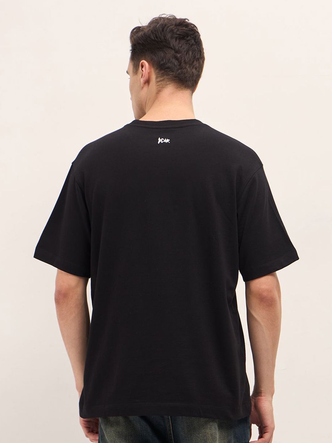 THE BEAR HOUSE Men Graphic Printed Round Neck Cotton T-shirt