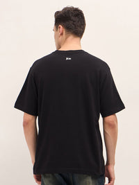 THE BEAR HOUSE Men Graphic Printed Round Neck Cotton T-shirt