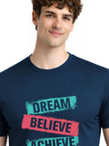 ADRO Men Typography Printed T-shirt