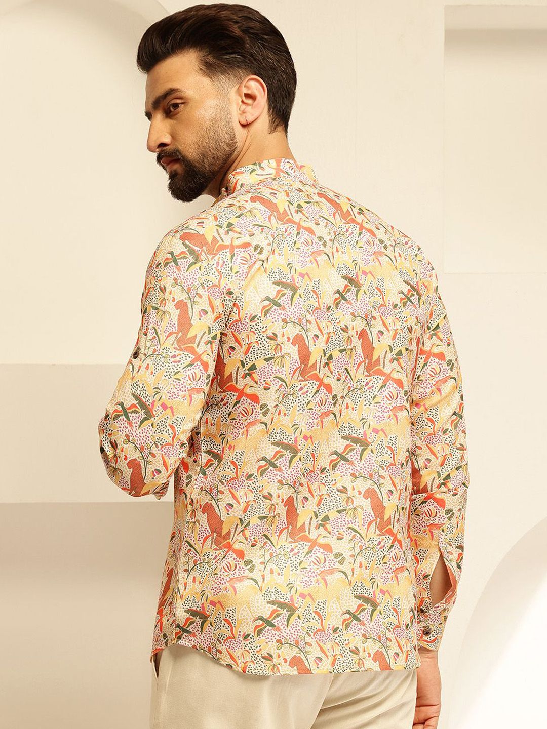 SOJANYA Quirky Printed Cotton Straight Kurta