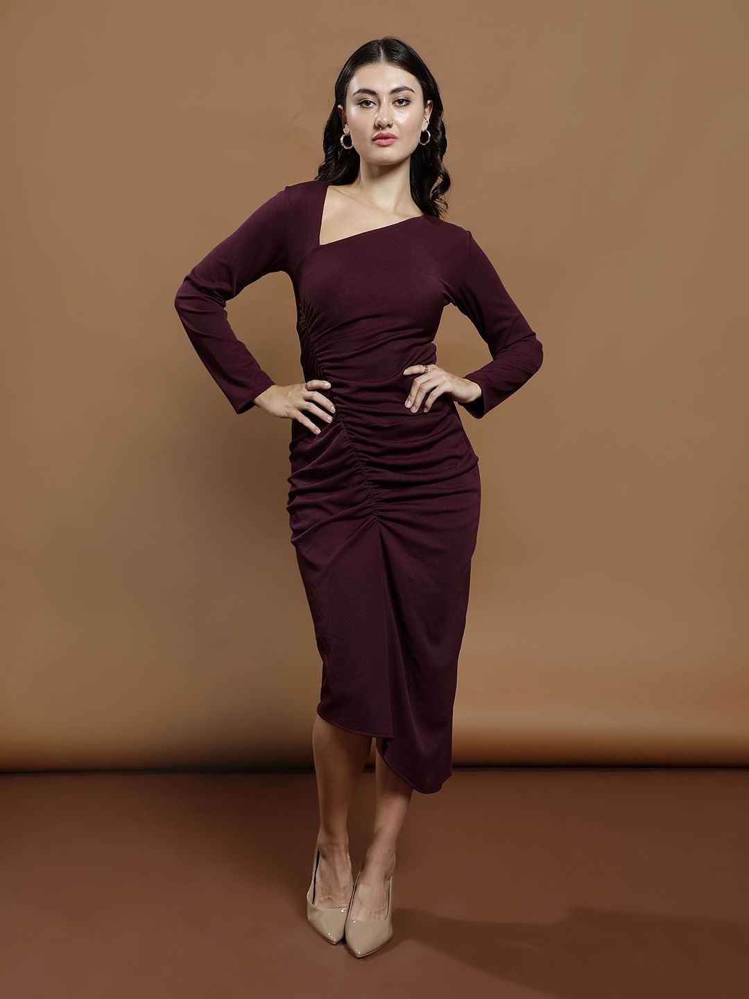 Pakaian midi bodycon athena