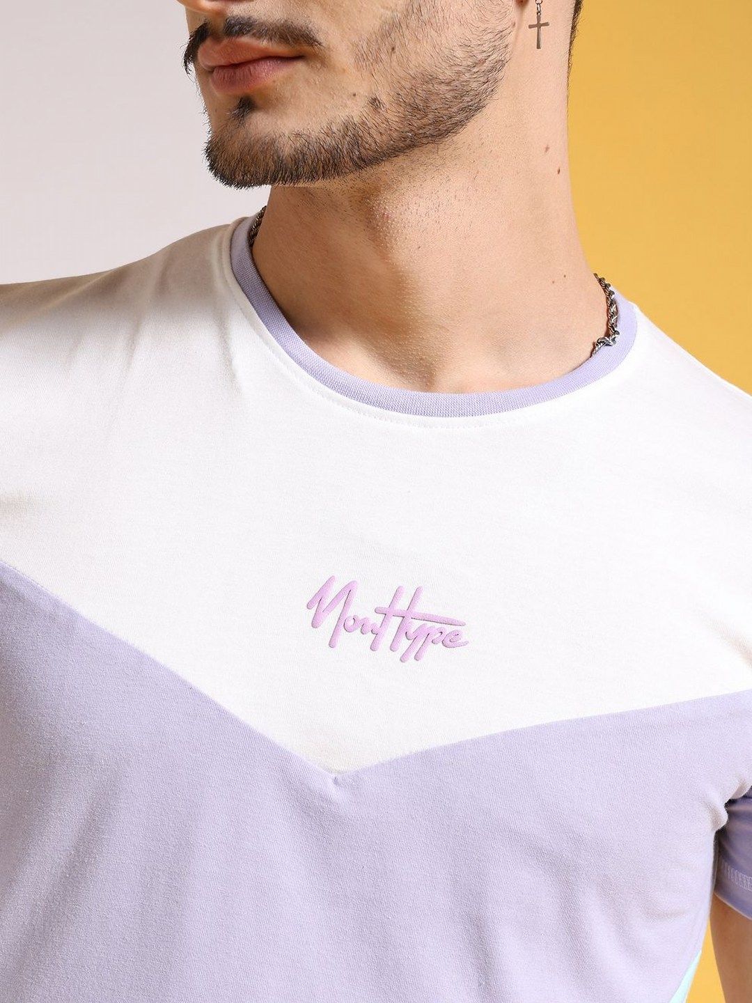 The Indian Garage Co Men Colourblocked T-shirt