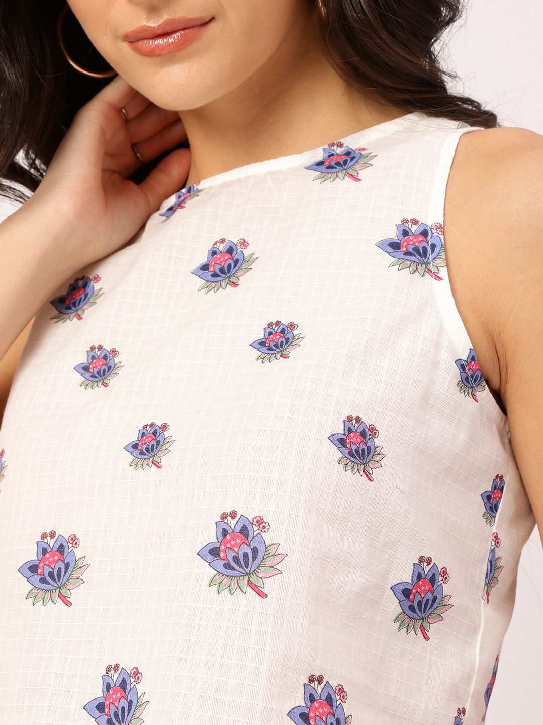 DressBerry Sunkissed Floral Print Crop Top