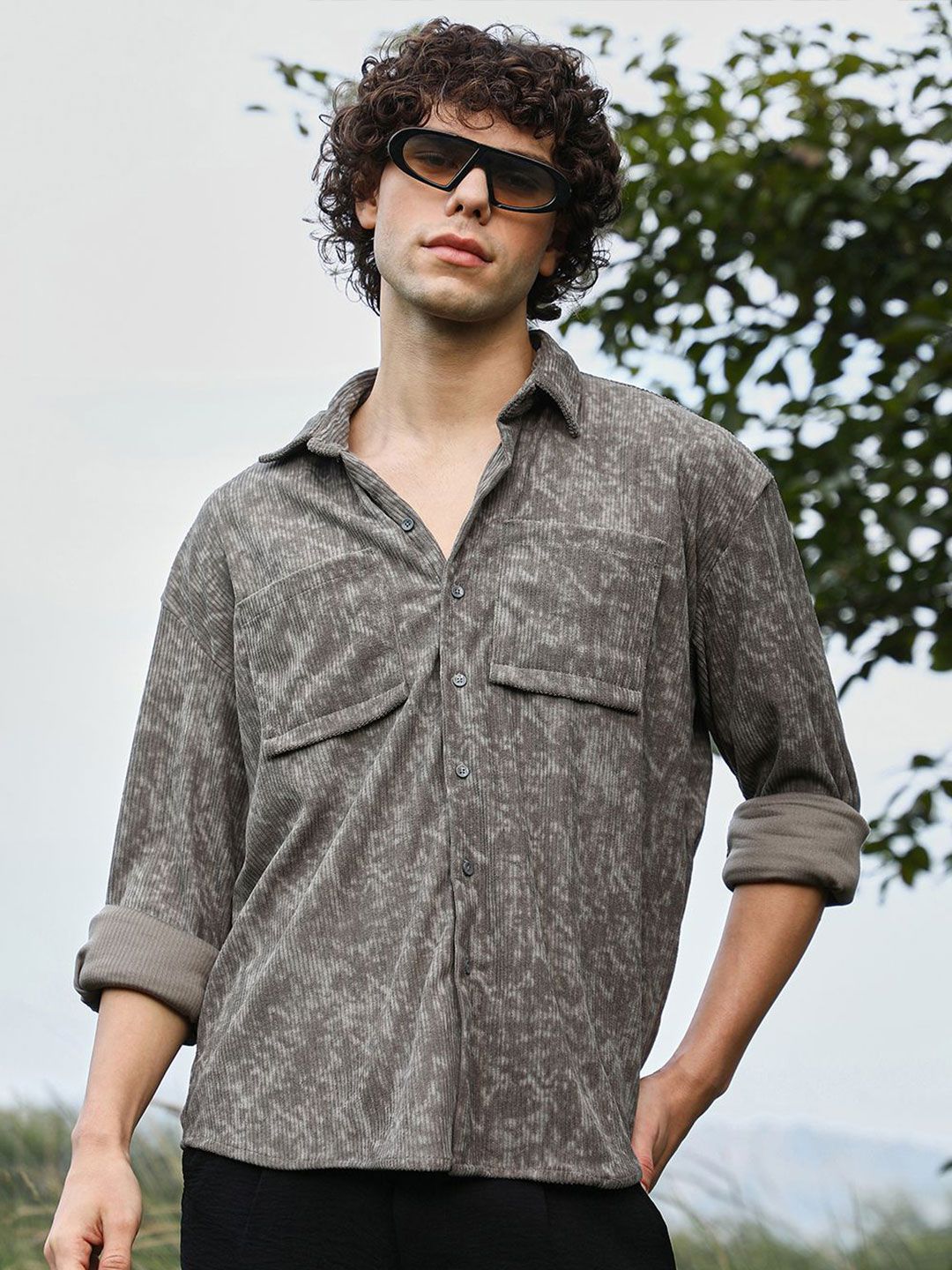 Campus Sutra Men Comfort Opaque Casual Shirt