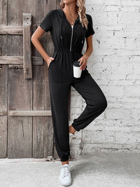 DressBerry Hooded Basic Jumpsuit