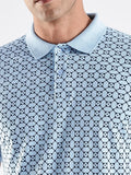 ADRO Men Blue Cotton Tshirts