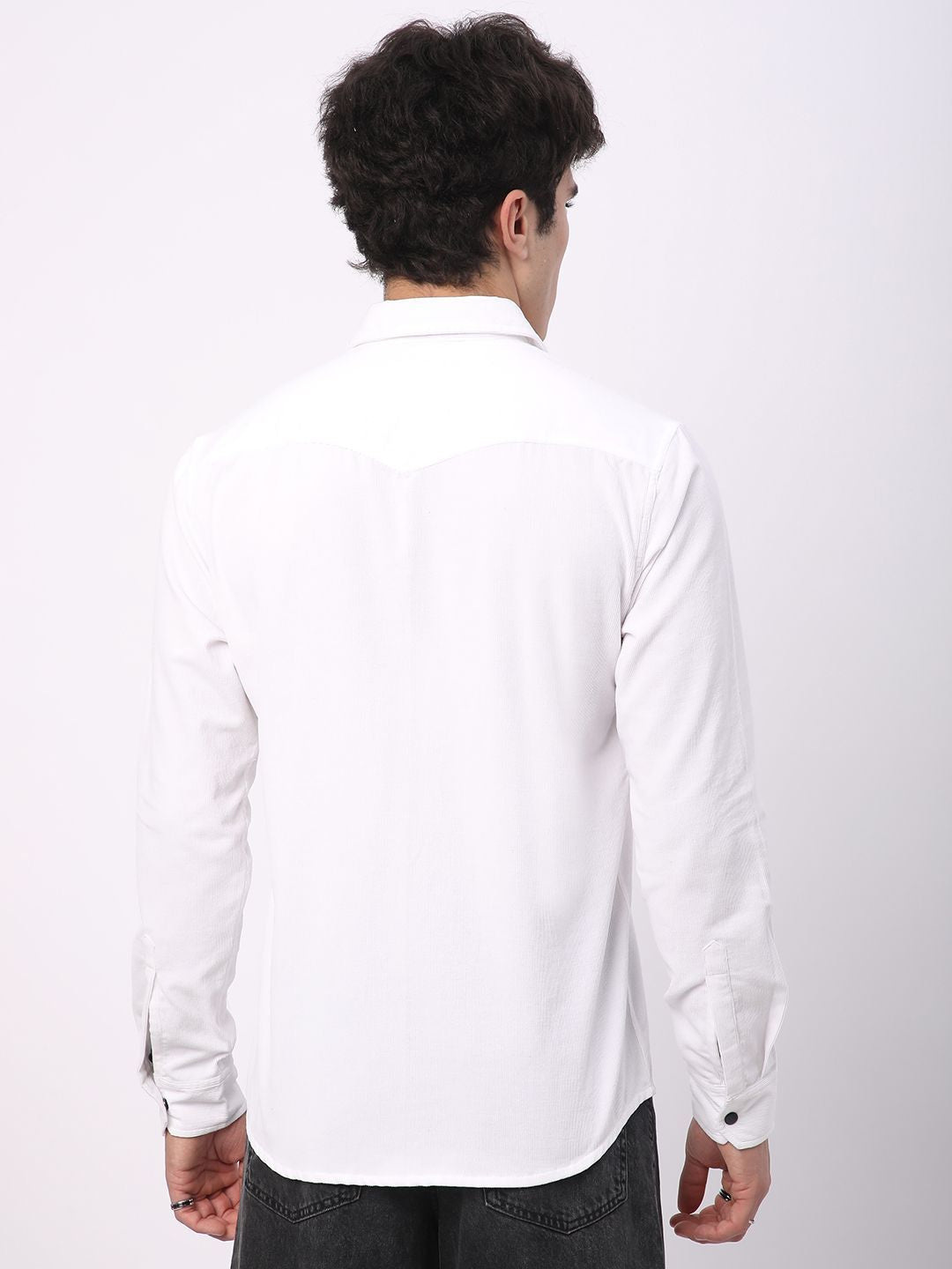 VASTRADO Men Classic Slim Fit Opaque Casual Shirt
