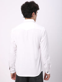 VASTRADO Men Classic Slim Fit Opaque Casual Shirt
