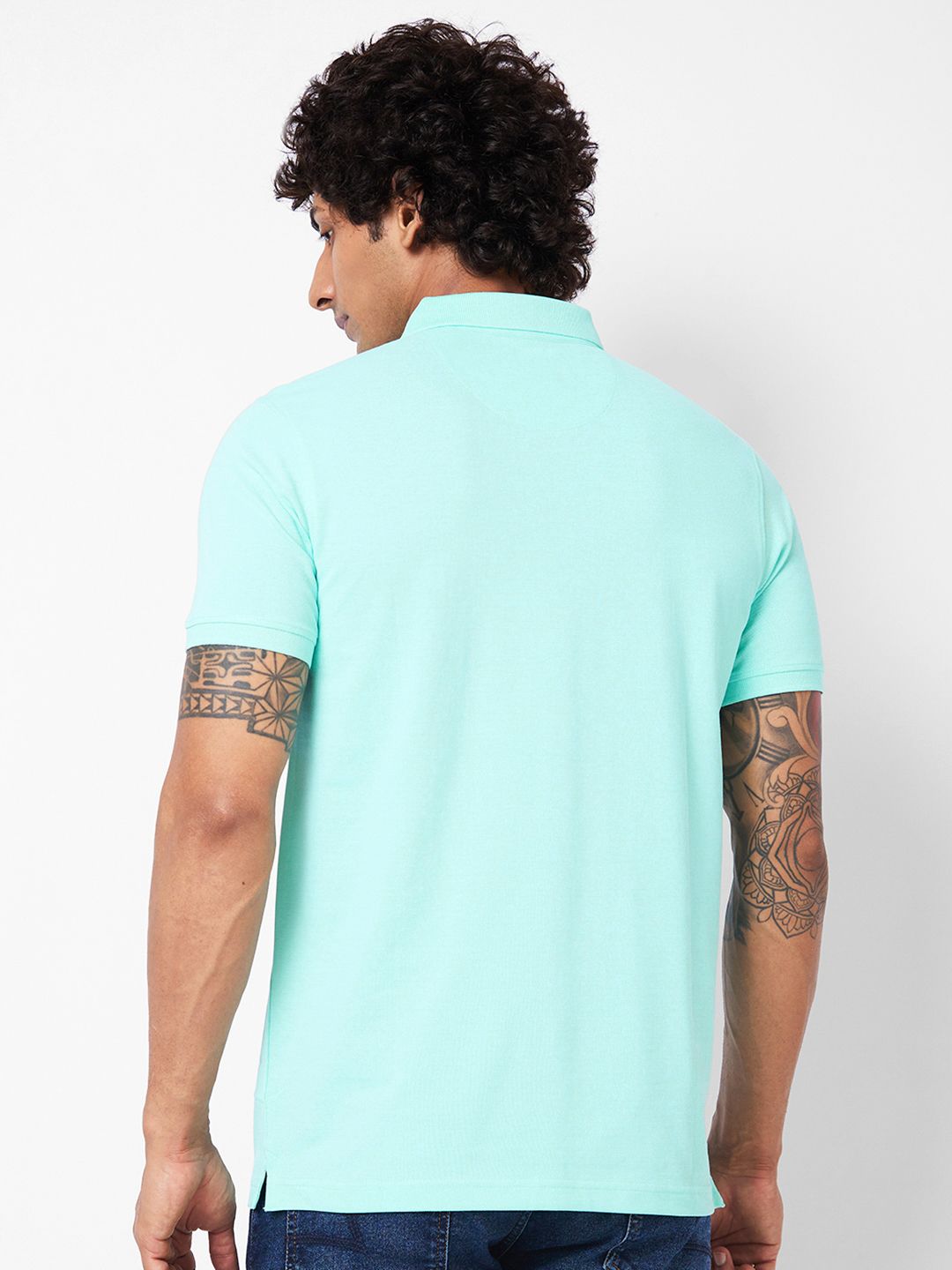 SPYKAR Polo Collar Slim Fit T-shirt