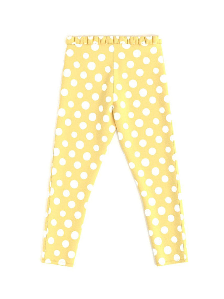 Nauti Nati Girls Pack of 2 Cotton Minnie Mouse Print Leggings