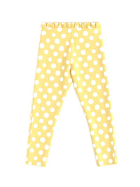 Nauti Nati Girls Pack of 2 Cotton Minnie Mouse Print Leggings