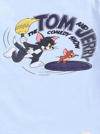 Happy Faces Boys Tom & Jerry Printed Pure Cotton T-shirt