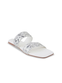 Mochi Women Embelished Open Toe Flats