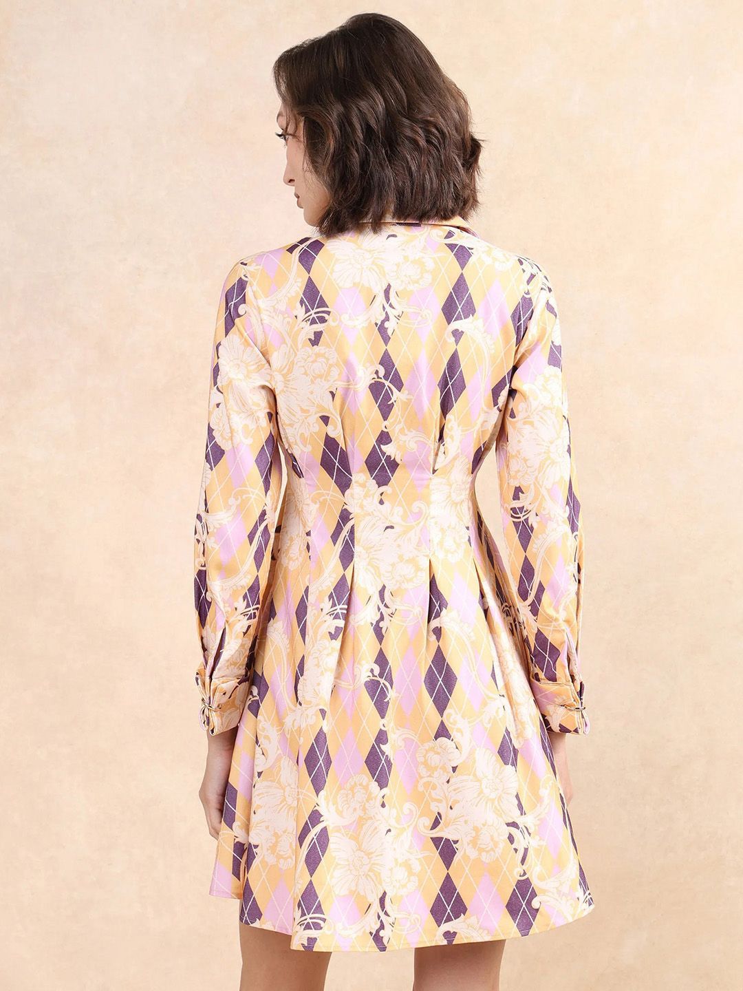 Rareism Women Printed Fit & Flare Dress