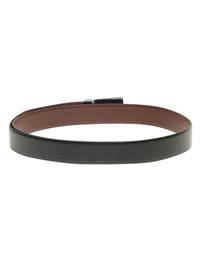 Teakwood Leathers Men Textured Leather Reversible Formal Belt