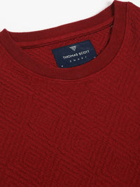 Thomas Scott Men Anti Odour Solid Round Neck T-Shirt
