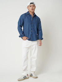 VASTRADO Men Classic Slim Fit Opaque Casual Shirt