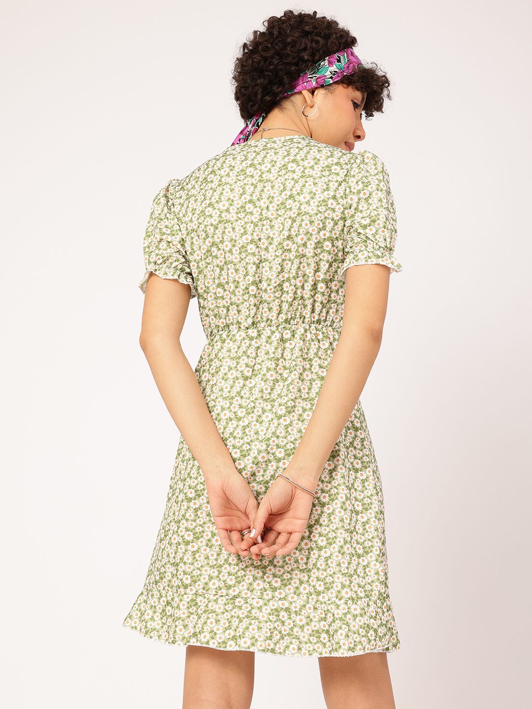DressBerry Fairycore Finds Floral A-Line Mini Dress
