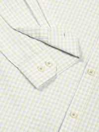 Thomas Scott Men Smart Micro Checks Opaque Formal Shirt