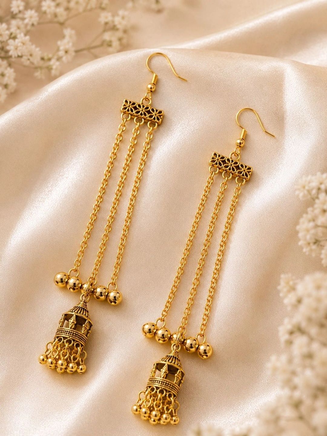PANASH Circular Jhumkas Earrings