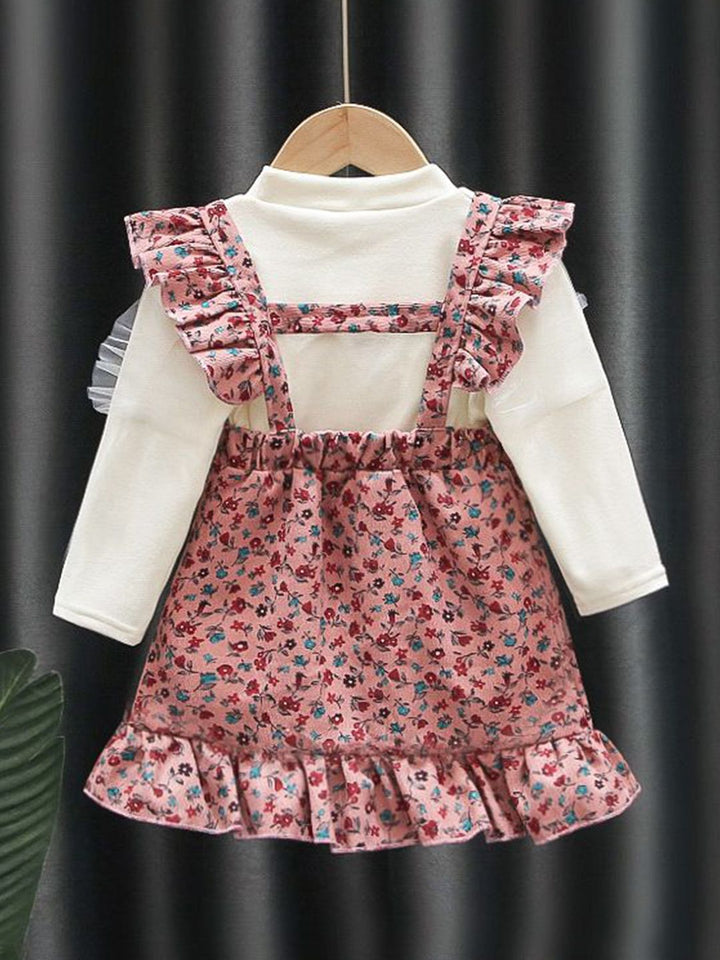 YK Girls  Print A-Line Dress