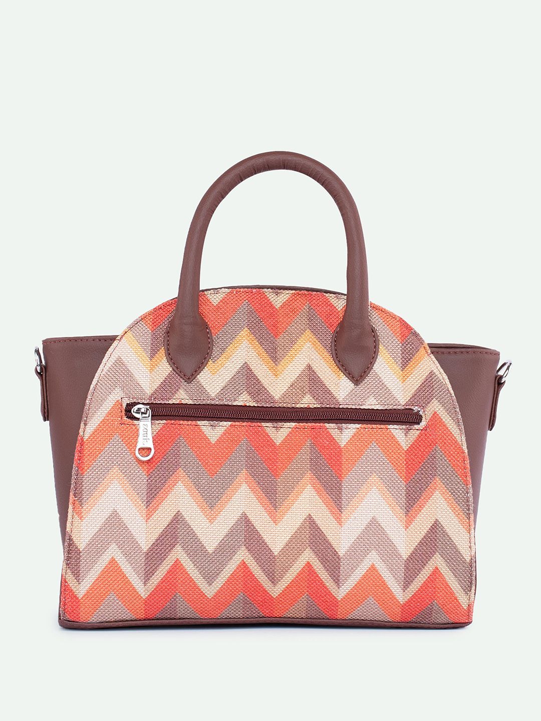 ZOUK Women Geometric Printed Swagger Handheld Bag