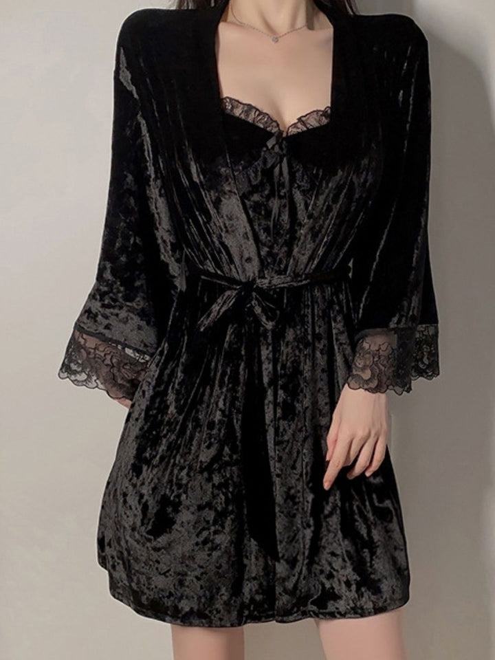 DressBerry Women Sweat Nightdress