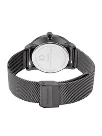 Sambungan Perancis Lelaki Dial & Gelang Gelang Keluli Tahan Karat Tali Analog Watch