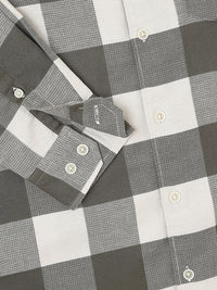 VASTRADO Men Classic Slim Fit Gingham Checks Opaque Checked Casual Shirt