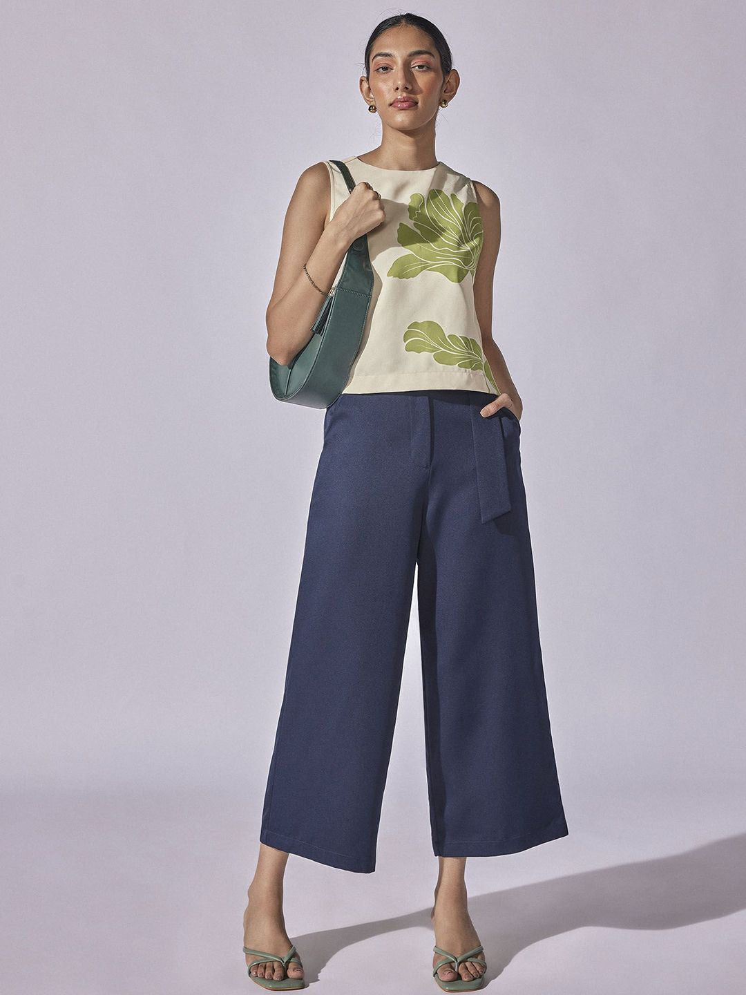 The Label Life Women Floral Printed Round Neck Top
