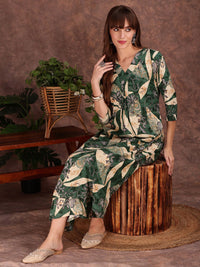 KALINI Women Floral Printed Regular Kurta with Palazzos