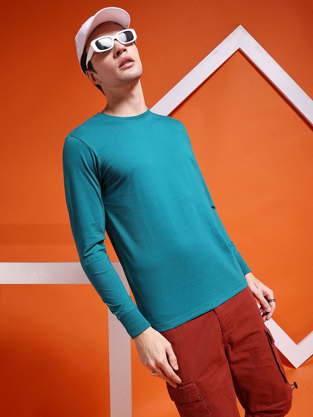 The Indian Garage Co Round Neck Long Sleeves T-shirt
